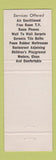 Matchbook Cover - White Oaks Motel Payton Place Amherst VA