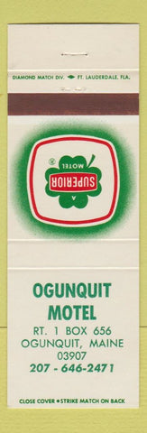 Matchbook Cover - Ogunquit Motel ME