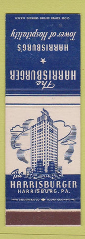 Matchbook Cover - Harrisburger Hotel Harrisburg PA