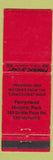 Matchbook Cover - Ferrymead Historic Park Christchurch New Zealand
