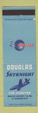 Matchbook Cover - Douglas Airplanes F3D Fighter El Segundo CA