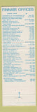 Matchbook Cover - Finnair Amsterdam Cophenhagen Helsinki