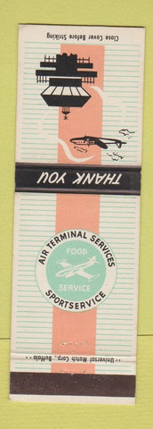 Matchbook Cover - Airport Food Service Washington DC