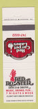 Matchbook Cover - Red Rooster Disco restaurant bowling Waukesha WI