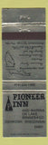 Matchbook Cover - Pioneer Inn Oshkosh WI