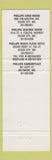 Matchbook Cover - Phillips Harborplace Baltimore MD