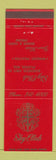 Matchbook Cover - Sky Club Plover WI