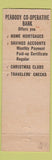 Matchbook Cover - Peabody COOP Bank Peabody MA