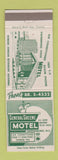 Matchbook Cover - General Greene Motel Greensboro NC