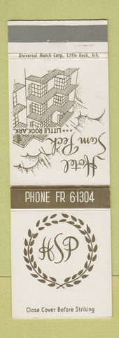 Matchbook Cover - Hotel Sam Peck Little Rock AR