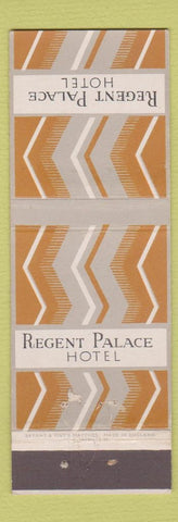 Matchbook Cover - Regent Palace Hotel UK England