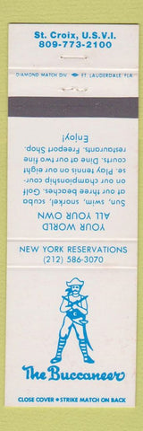 Matchbook Cover - The Buccaneer ST Croix US Virgin Islands