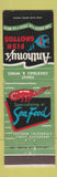 Matchbook Cover - Anthony's Fish Grotto San Diego LA Mesa La Jolla CA WORN