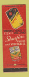 Matchbook Cover - Shurfine Coffee Canned Corn