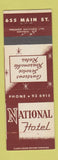Matchbook Cover - National Hotel Canada