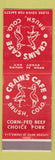 Matchbook Cover - Crain's Cafe Brush Colorado