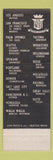 Matchbook Cover - Roosevelt Western Hotel Seattle WA