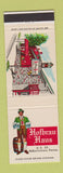 Matchbook Cover - Hofbrau Haus Abbottstown PA German