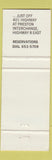 Matchbook Cover - Knotty Pine Cambridge ON #2