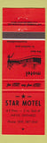 Matchbook Cover - Star Motel Jarvis ON