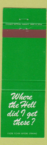 Matchbook Cover - Cloverleaf Hotel Etobicoke ON