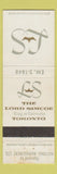 Matchbook Cover - Lord Simcoe Hotel Toronto ON WEAR #2