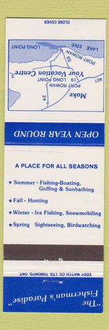 Matchbook Cover - Port Rowan ON Tourism