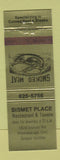 Matchbook Cover - Sismet Place Restaurant Mississauga ON
