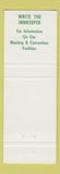 Matchbook Cover - Continental Inn Cloverleaf Canada