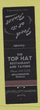 Matchbook Cover - Top Hat Restaurant Bracebridge ON