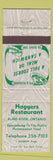 Matchbook Cover - Haggers Restaurant Blind River ON