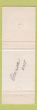 Matchbook Cover - Eldorado Restaurant Brampton ON