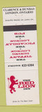Matchbook Cover - Red Lion Inn London ON #1
