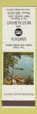 Matchbook Cover - Smith's Gulf oil gas restaurant Port Sydney ON