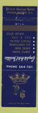 Matchbook Cover - Prince George Hotel BC