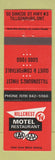 Matchbook Cover - Hillcrest Motel Restaurant Tillsonburg ON