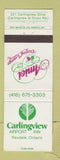 Matchbook Cover - Carlingview Airport Inn Rexdale ON