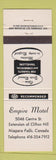 Matchbook Cover - Empire Motel Niagara Falls ON