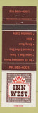 Matchbook Cover - Inn West Jasper Park Yellowhead