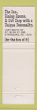Matchbook Cover - Historic Strasburg Motor Inn PA