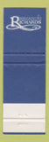 Matchbook Cover - Richard's Richards Vancouver BC WORN