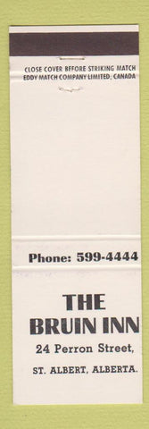 Matchbook Cover - Bruin Inn St Albert AB