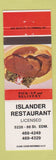 Matchbook Cover - Islander Restaurant Edmonton AB