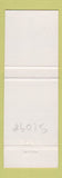 Matchbook Cover - Bottleneck Restaurant Edmonton AB