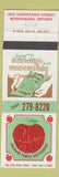 Matchbook Cover - Orchard Restaurant Mississauga ON