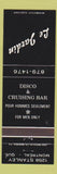 Matchbook Cover - Le Jardin Montreal QC Disco