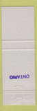 Matchbook Cover - Homestead Restaurant Spadina Toronto ON