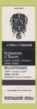Matchbook Cover - Four Brothers Restaurant Niagara Falls ON