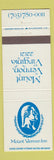 Matchbook Cover - Mount Vernon Inn VA