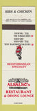 Matchbook Cover - Alsalso's Restaurant Mediterranean